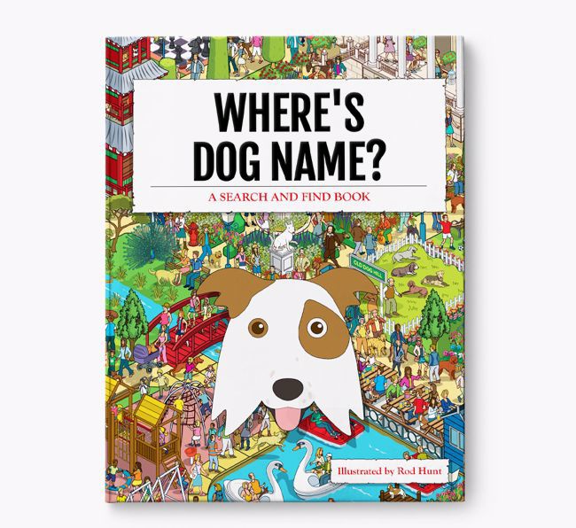 Personalised Where's {dogsName} Book